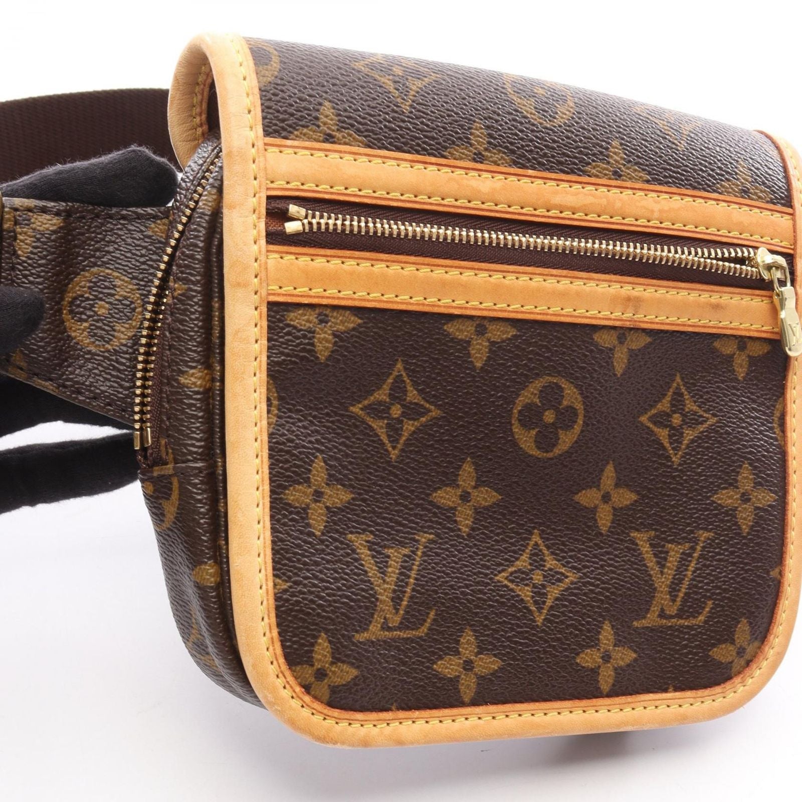Louis Vuitton Waist Bag Bosphore Canvas Leather — view 6