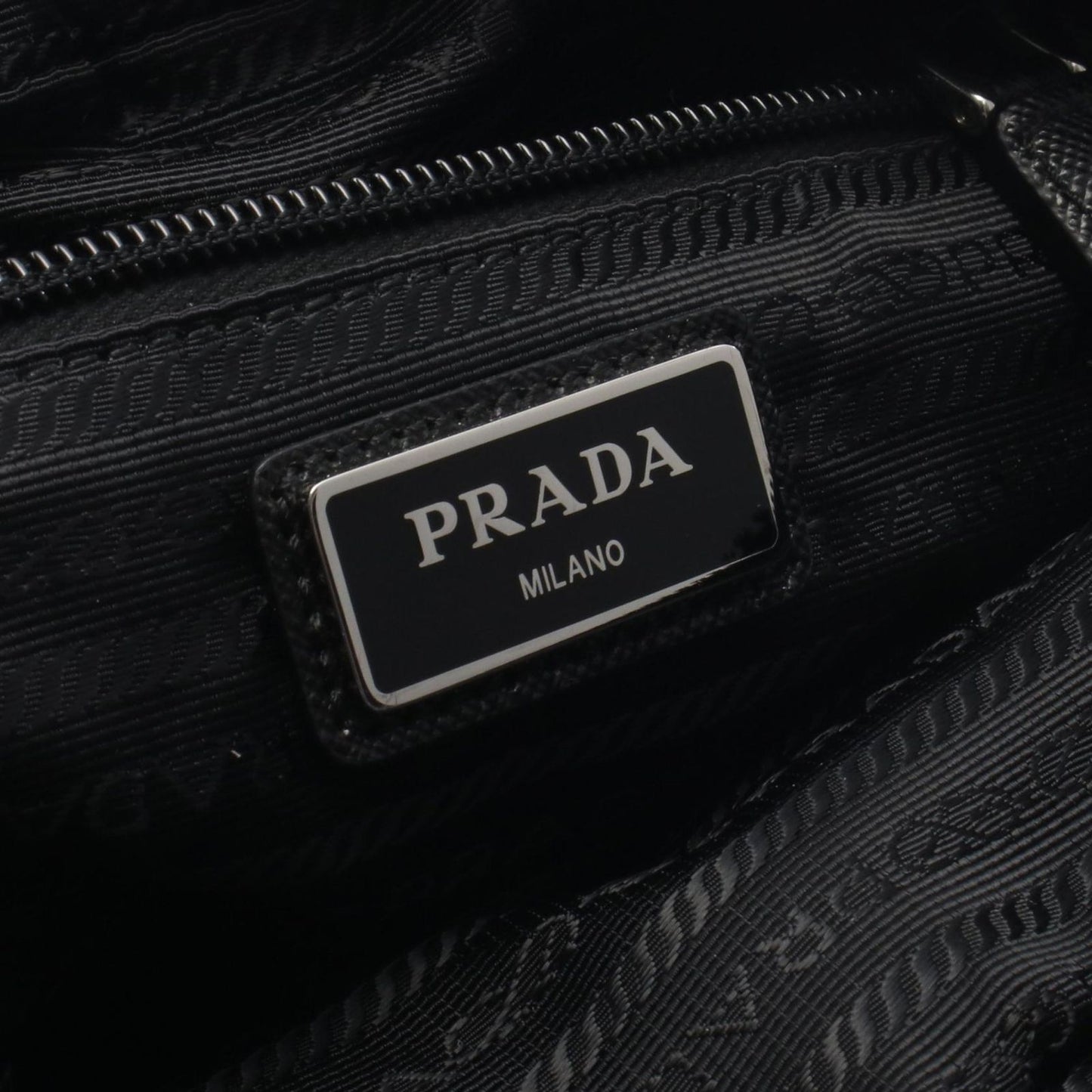 Prada Shoulder Bag Black Nylon Leather — view 4