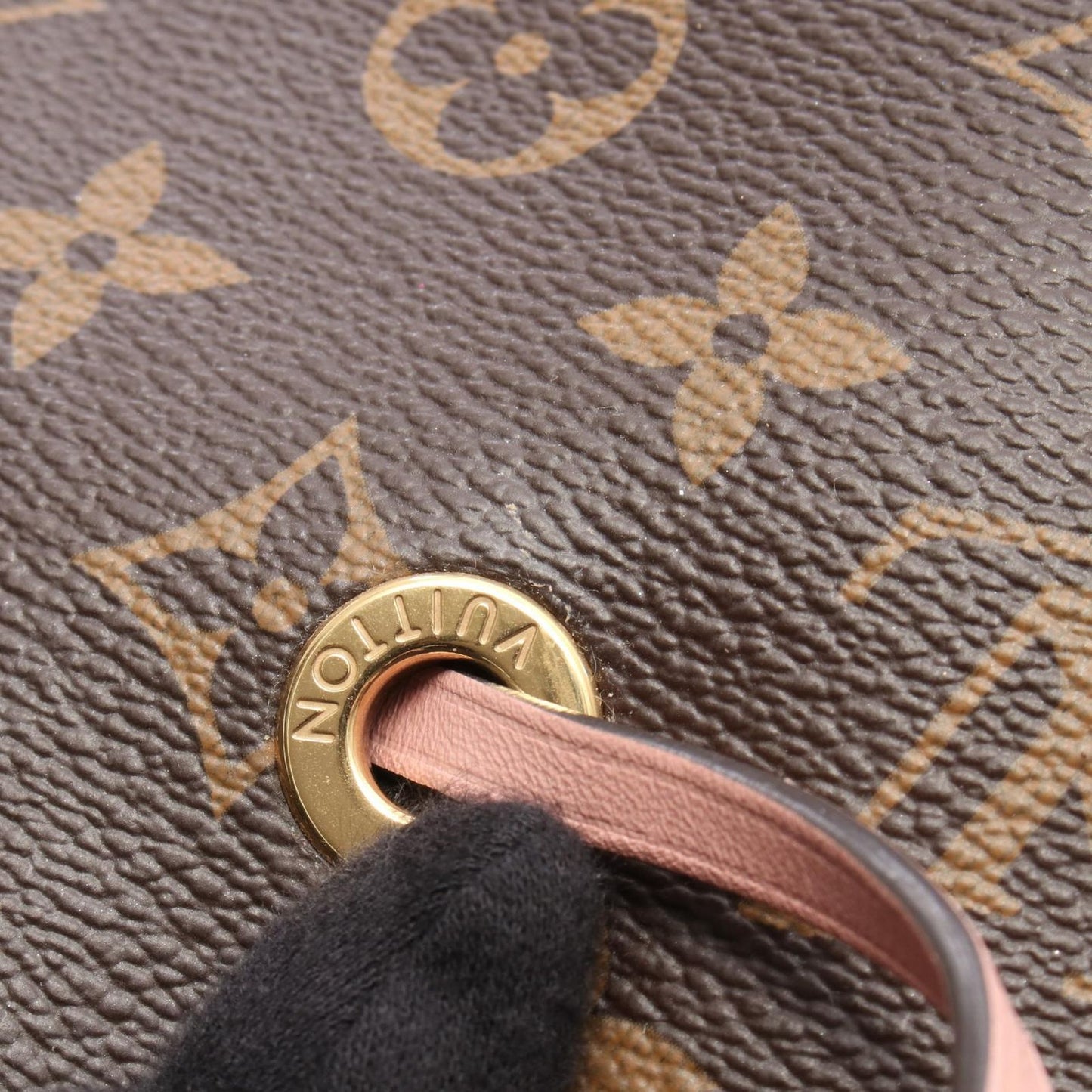 Louis Vuitton Shoulder Bag Neo Noe Rose Poudre Canvas Leather — view 5