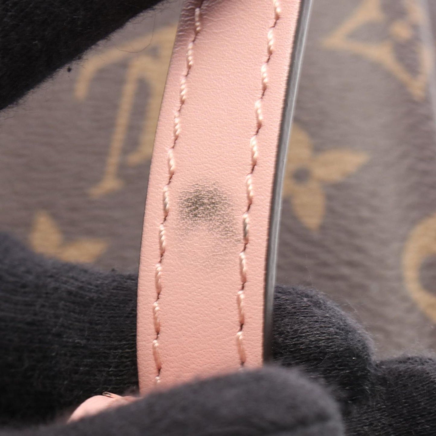 Louis Vuitton Shoulder Bag Neo Noe Rose Poudre Canvas Leather — view 6