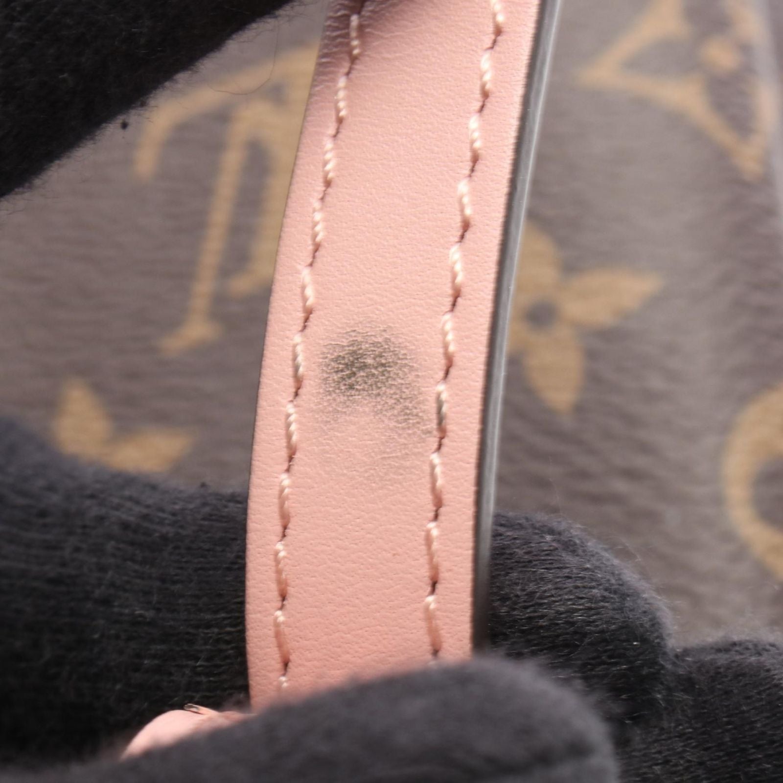 Louis Vuitton Shoulder Bag Neo Noe Rose Poudre Canvas Leather — view 6