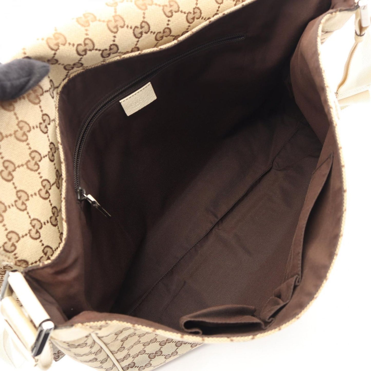 Gucci Shoulder Bag GG Canvas Beige Ivory — view 3