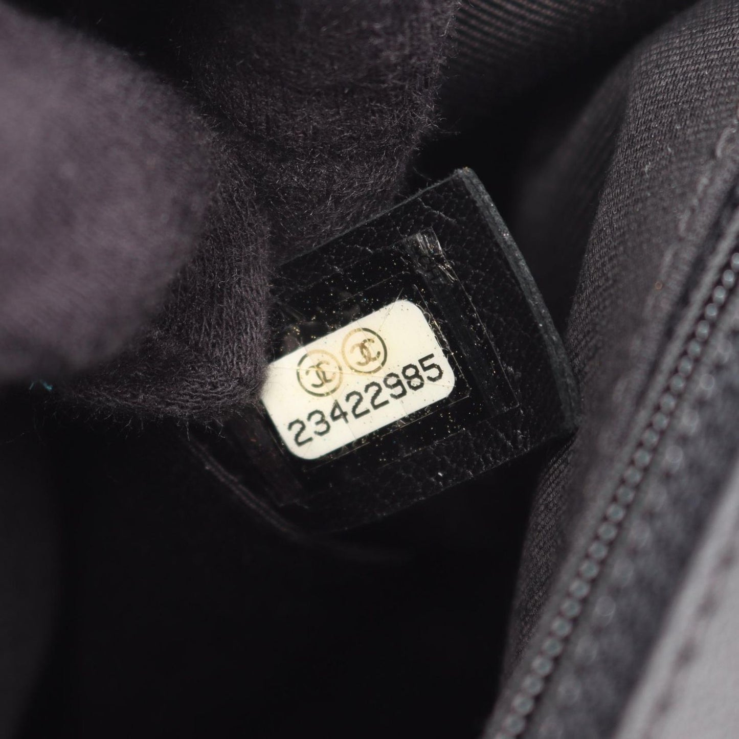 Chanel Shoulder Bag Large Quilted Black Lambskin Chain — view 5