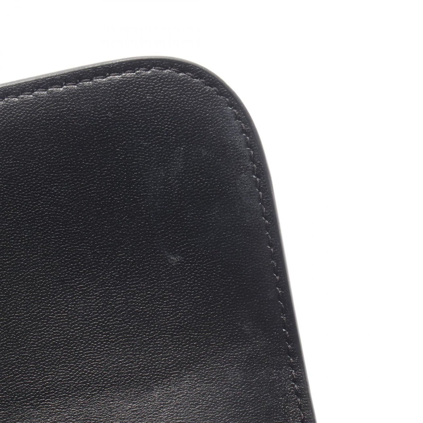 Celine Shoulder Bag Teen Triomphe Black Leather — view 8