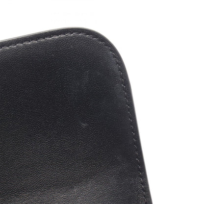 Celine Shoulder Bag Teen Triomphe Black Leather — view 8