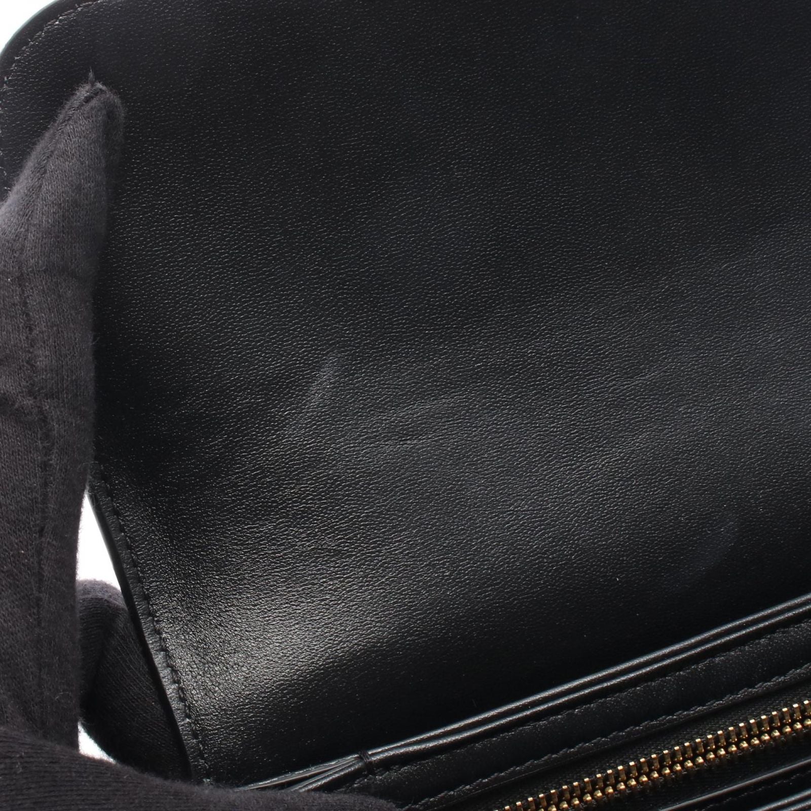 Celine Shoulder Bag Teen Triomphe Black Leather — view 7