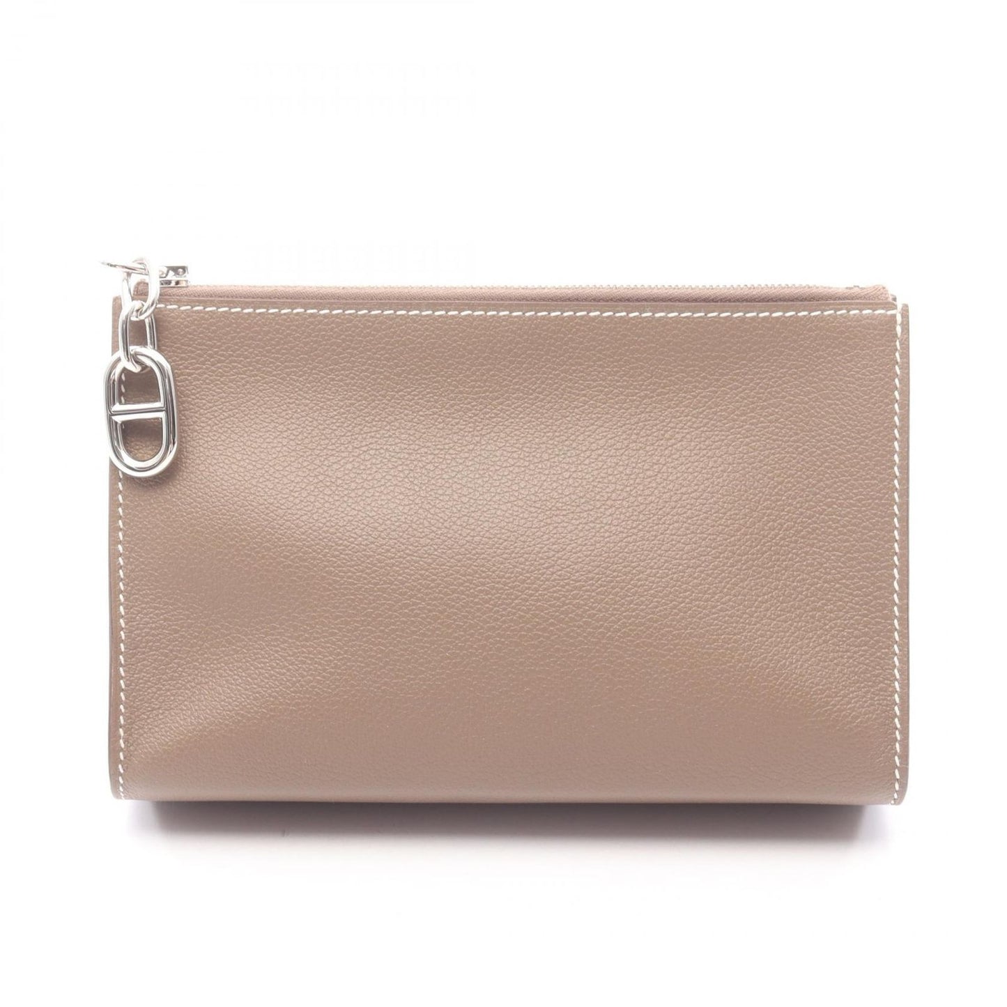 Hermes Pouch Zip Azap PM Chaine D'ancre Etoupe Leather