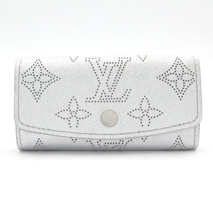 Louis Vuitton Key Case Mahina Multicles 4 Silver Simari Collection LV Ski
