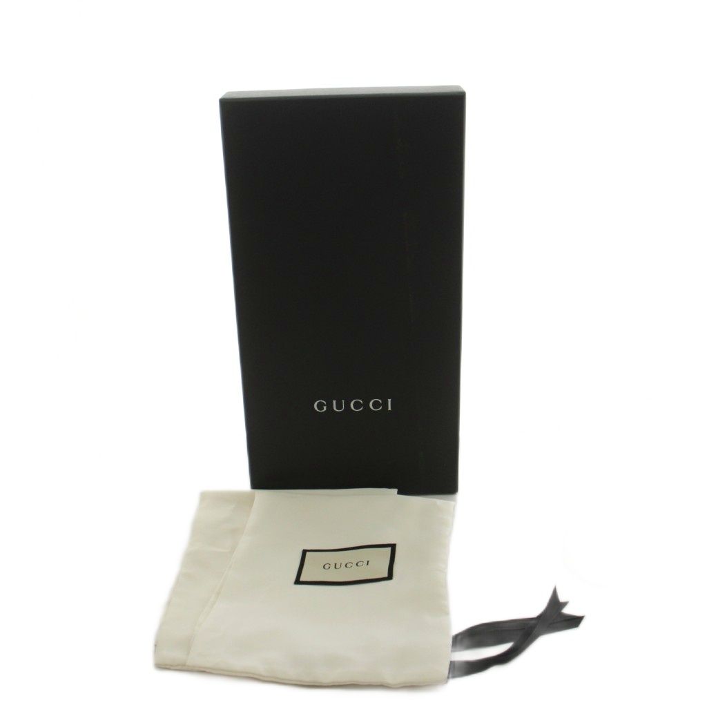 Gucci GG Pattern Sandals Leather 38 White — view 8