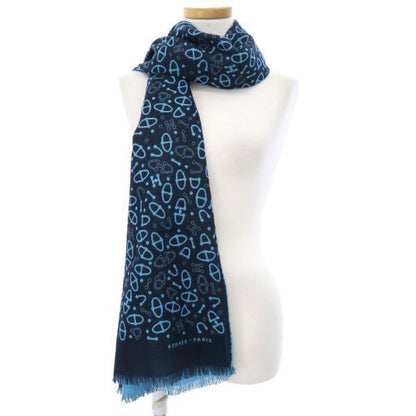 Hermes Cashmere Silk Shawl Scarf — view 8