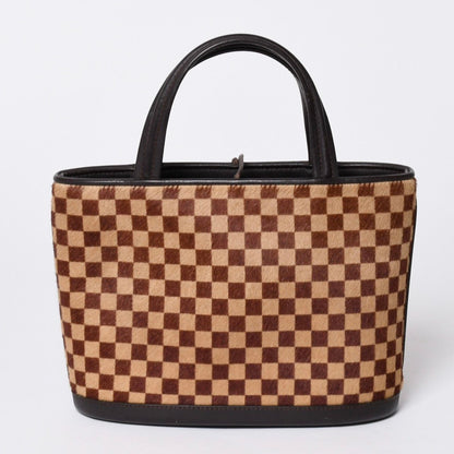 Louis Vuitton Tote Bag Brown Black — view 2