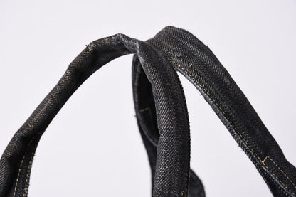 Chanel Sparkling Denim Tote Bag Fabric Indigo Gold — view 6