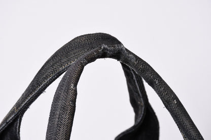 Chanel Sparkling Denim Tote Bag Fabric Indigo Gold — view 7