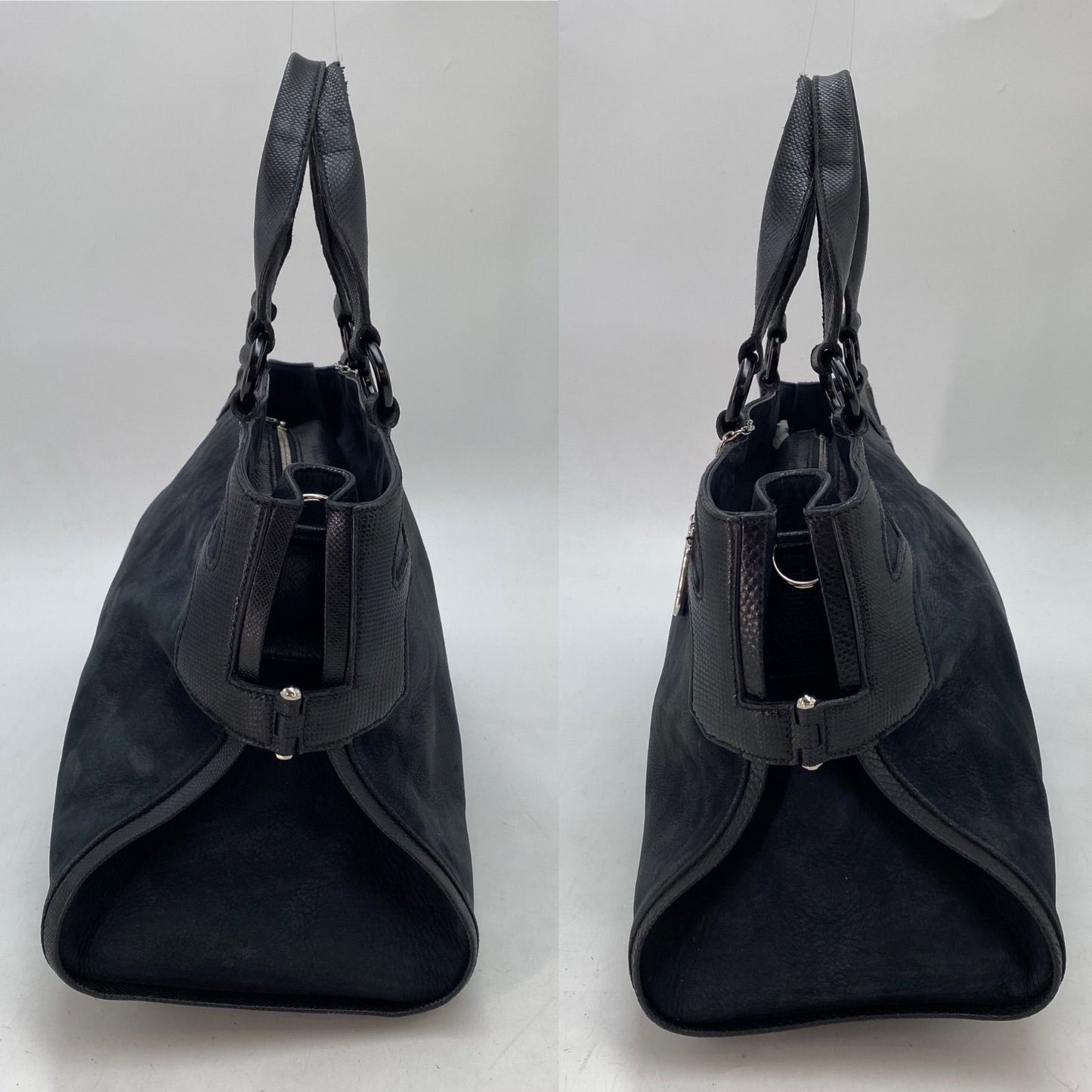 Cartier Handbag Leather Black Suede Multi Ero Must Line Tote — view 4
