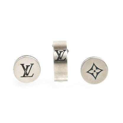Louis Vuitton 925 Sterling Silver Earrings LV Terra Set