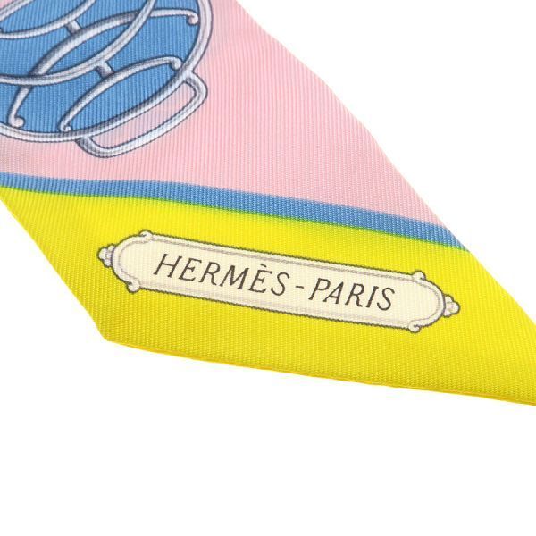 Hermes Twilly Scarf Pink — view 4