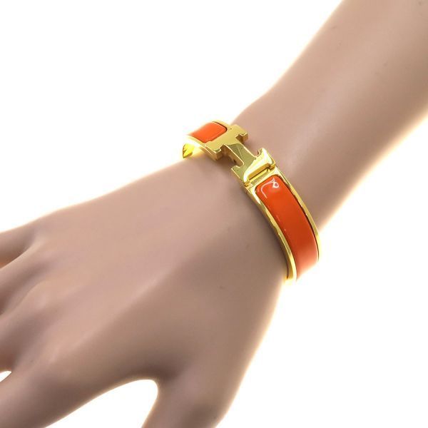 Hermes Click Bangle Bracelet — view 9