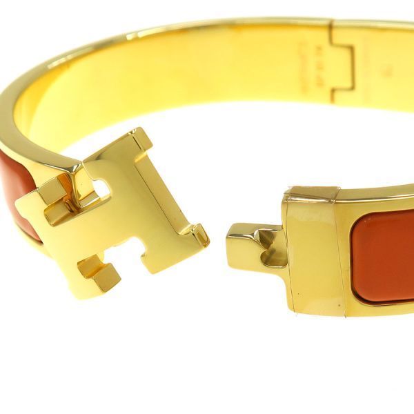 Hermes Click Bangle Bracelet — view 5