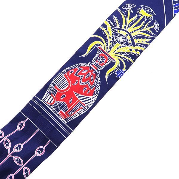 Hermes Twilly Scarf Blue — view 5