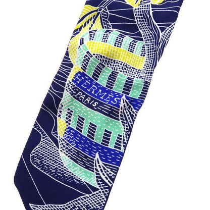 Hermes Twilly Scarf Blue — view 4