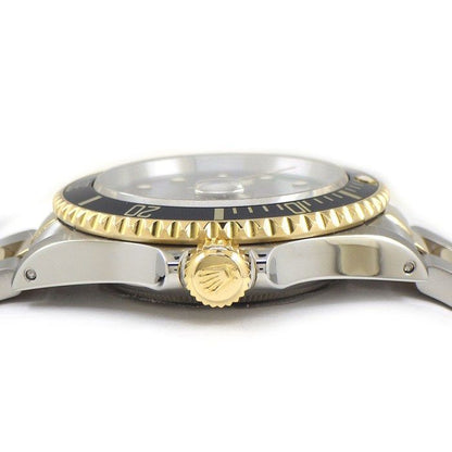 Rolex Watch Submariner Date Rotating Bezel Luminous Index Hands Black Dial 18k — view 2