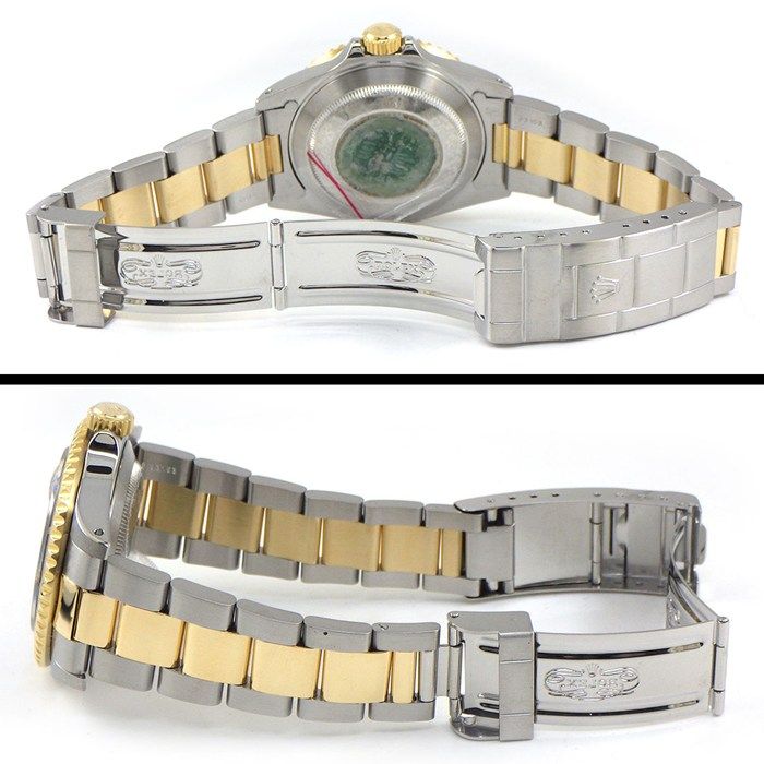 Rolex Watch Submariner Date Rotating Bezel Luminous Index Hands Black Dial 18k — view 3