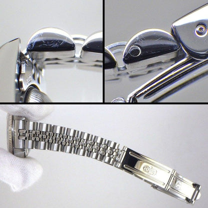 Rolex Datejust Sunray Silver Dial Full Ted Bezel Jubilee Bracelet 18k White — view 8