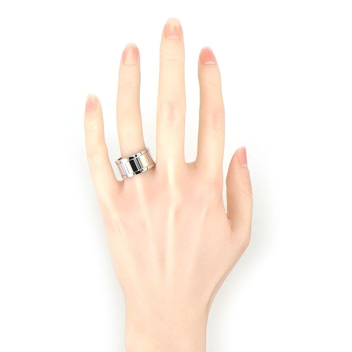 Cartier Ring Tank Francaise LM 18k White Gold — view 6