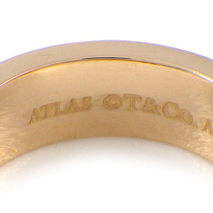 Tiffany & Co Earrings Atlas Hoop Diamond 18k Pink Gold — view 3