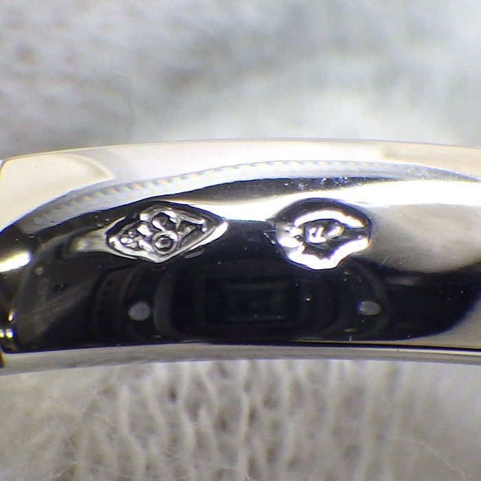 Hermes Ring Ever Herakles Wedding Band 18k White Gold — view 4
