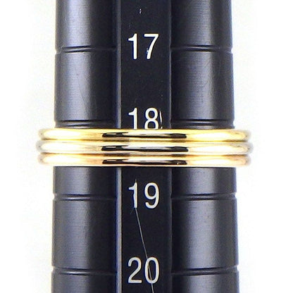 Cartier Ring Vendome Louis Wedding Band Three Color 18k Pink Gold 18k White — view 6