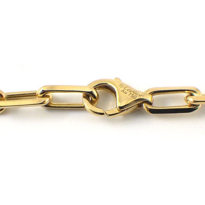 Cartier Necklace Santos Chain 18k Yellow Gold — view 3