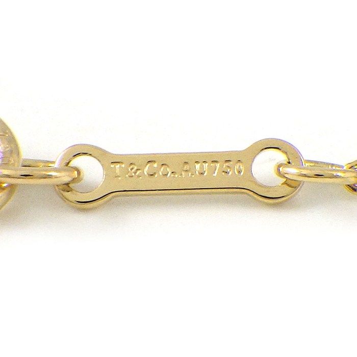 Tiffany & Co Long Necklace Paloma Melody Circle Large 18k Yellow Gold — view 4