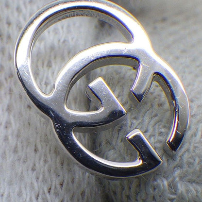 Gucci Earrings GG Running Logo 18k White Gold — view 6