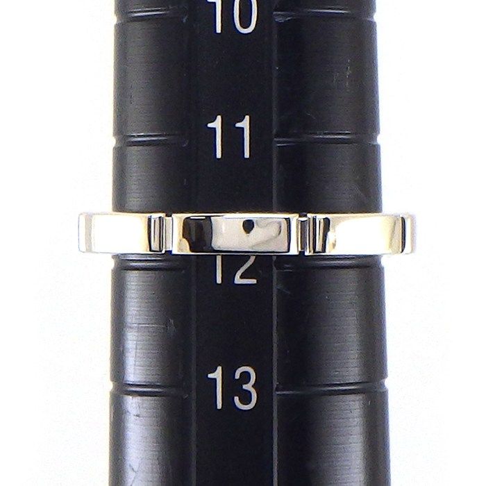 Cartier Ring Maillon Panthere Point Princess Cut Diamond 18k White Gold — view 6