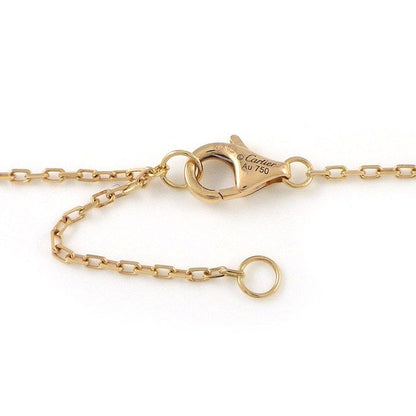 Cartier Necklace Trinity Small Semi Pave Three Color 33 Points Diamond Total — view 4
