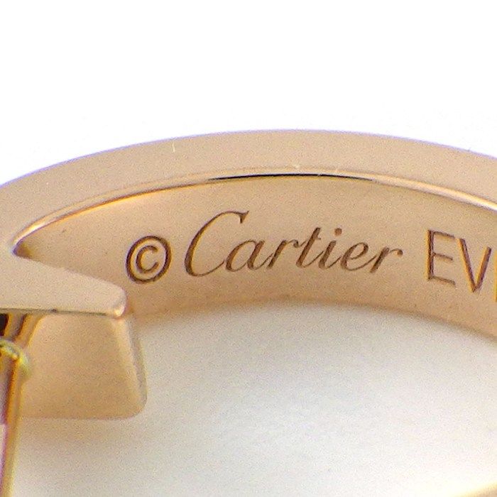 Cartier Earrings Love SM Hoop Mini 18k Pink Gold — view 3