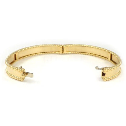 Van Cleef & Arpels Bangle Perlee Signature 18k Yellow Gold Bracelet — view 3