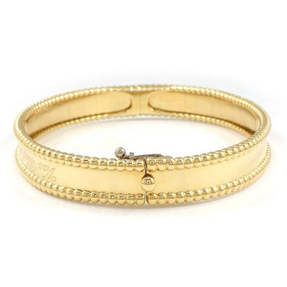 Van Cleef & Arpels Bangle Perlee Signature 18k Yellow Gold Bracelet — view 2