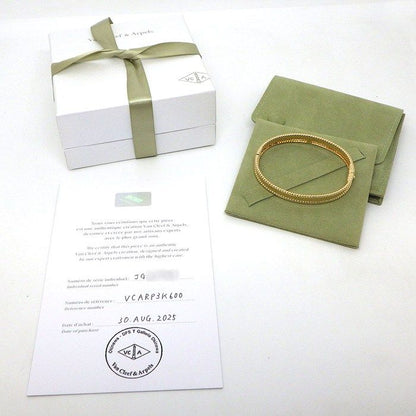 Van Cleef & Arpels Bangle Perlee Signature 18k Yellow Gold Bracelet — view 8