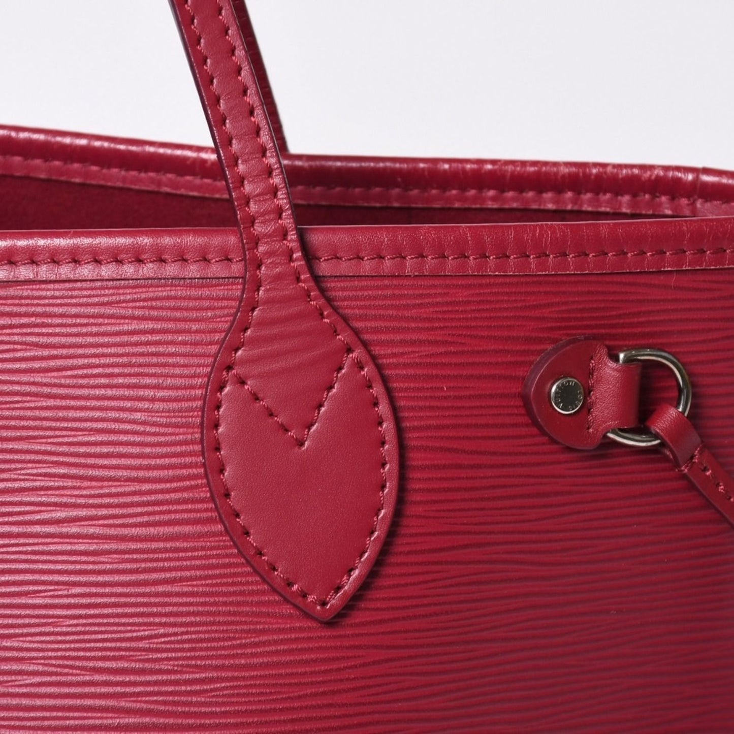 Louis Vuitton Neverfull PM Handbag Epi Leather Bordeaux Silver — view 4