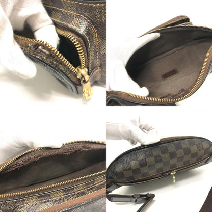 Louis Vuitton Waist Bag Melville Damier Canvas Ebene Brown — view 8