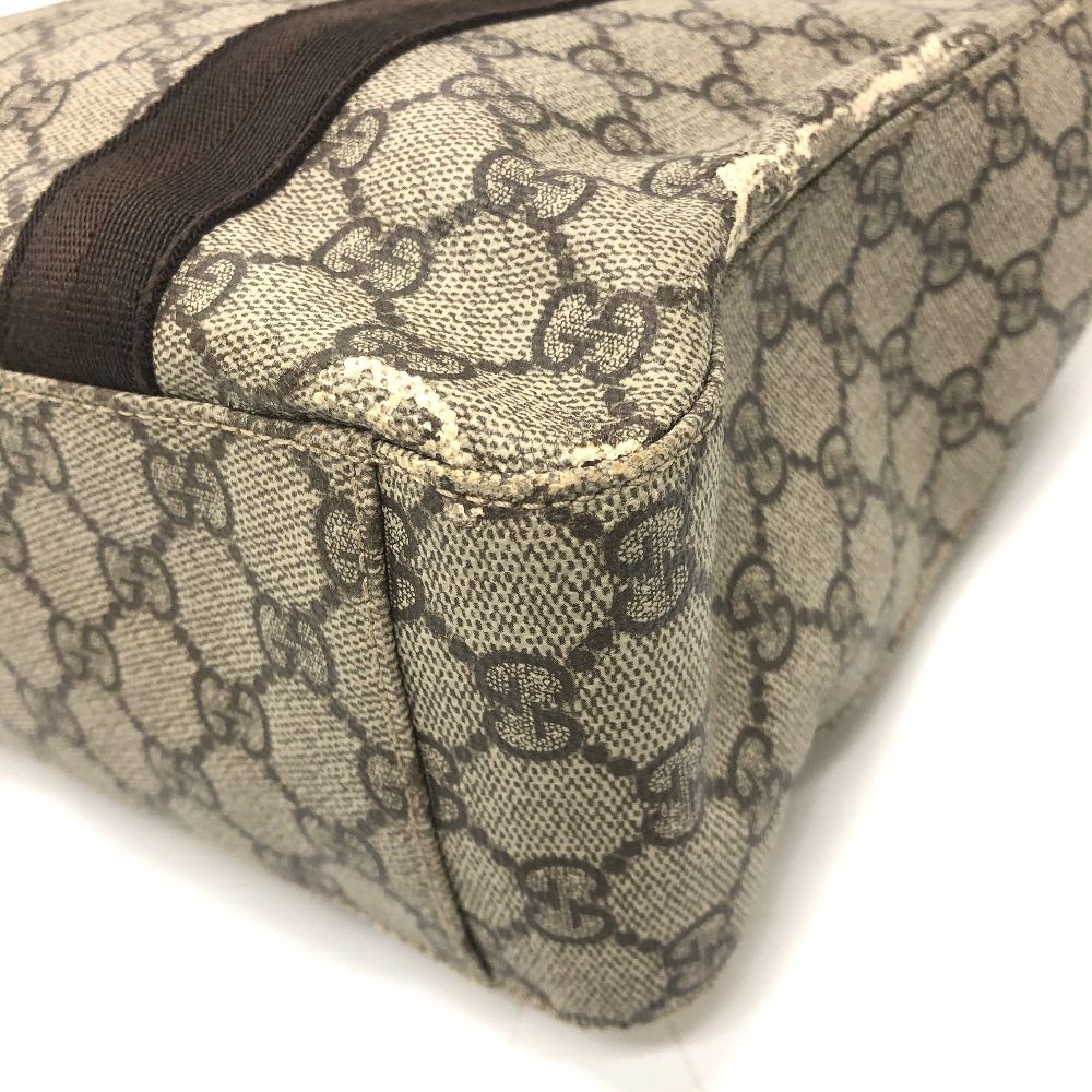 Gucci Handbag Logo GG Supreme Canvas Beige — view 6
