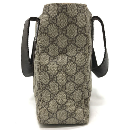 Gucci Handbag Logo GG Supreme Canvas Beige — view 4