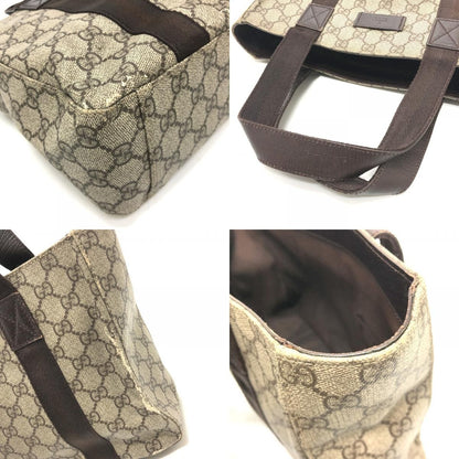 Gucci Handbag Logo GG Supreme Canvas Beige — view 7