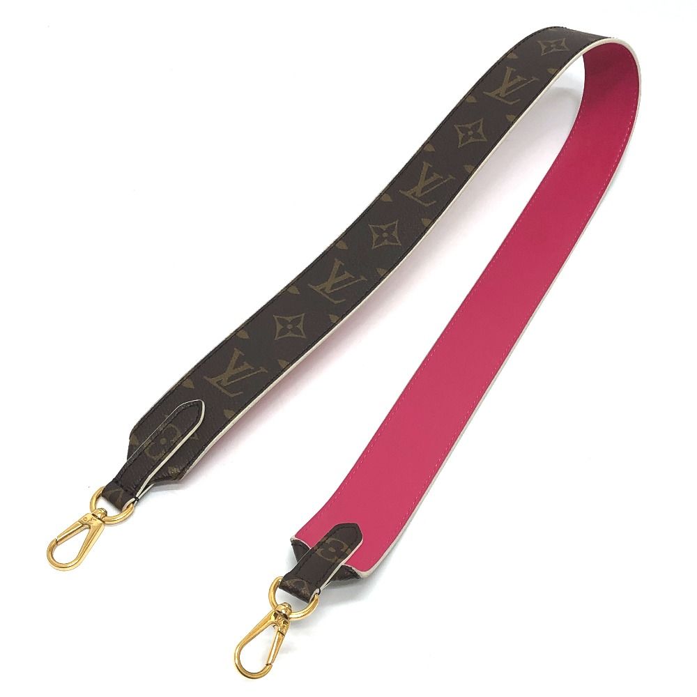 Louis Vuitton Shoulder Strap No Adjustable Monogram Canvas Brown