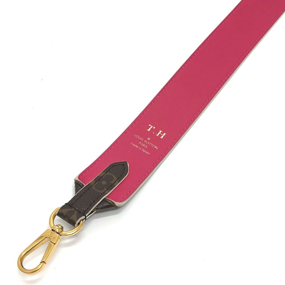 Louis Vuitton Shoulder Strap No Adjustable Monogram Canvas Brown — view 5