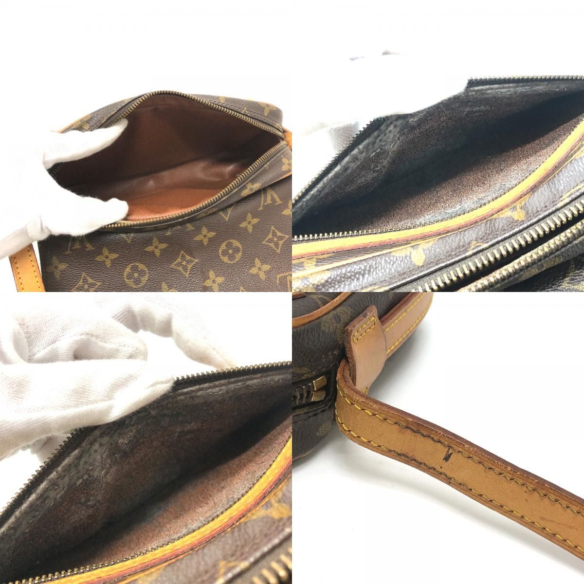 Louis Vuitton Shoulder Bag Saint Germain 24 Monogram Canvas Brown — view 8