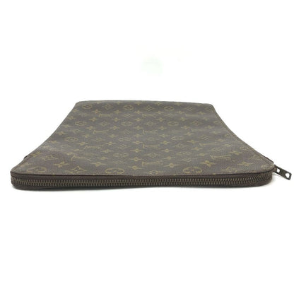 Louis Vuitton Clutch Posh Documan Monogram Canvas Brown — view 4