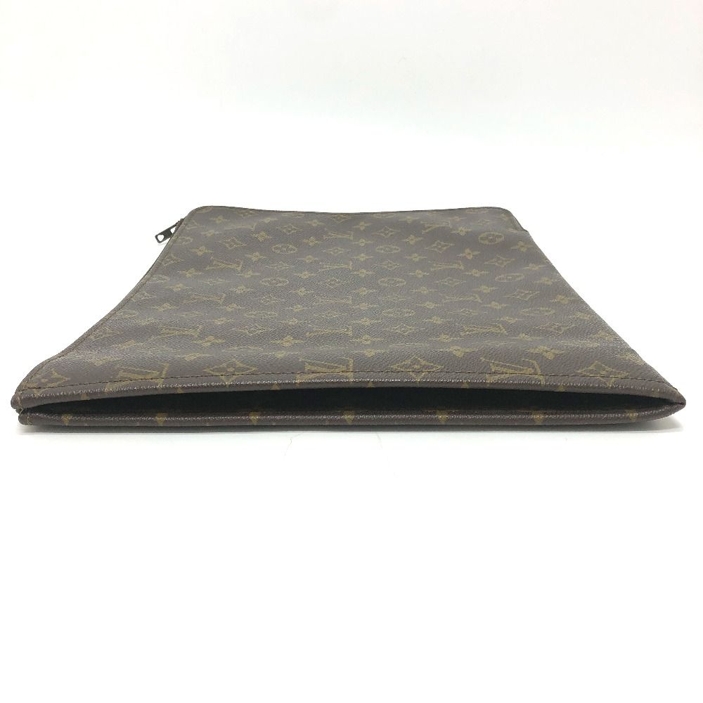 Louis Vuitton Clutch Posh Documan Monogram Canvas Brown — view 3